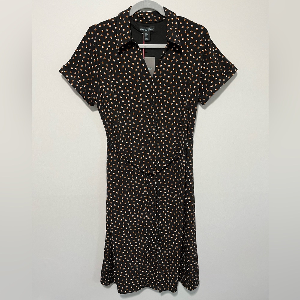 Cynthia Rowley Short Sleeve 90s Inspired Dress
